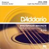 EJ19 Phosphor Bronze Acoustic Guitar Strings, Bluegrass, 12-56