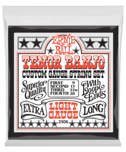 Light Loop End Stainless Steel Tenor Banjo Guitar Strings - 9-28 Gauge