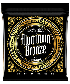 Medium Aluminum Bronze Acoustic Guitar Strings - 13-56 Gauge