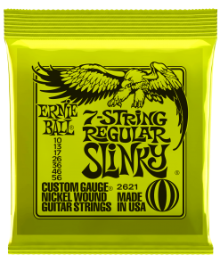 Regular Slinky 7-String Nickel Wound Electric Guitar Strings - 10-56 Gauge