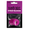 Ernie Ball Strap Blocks 4pk - Purple