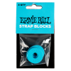 Ernie Ball Strap Blocks 4pk - Blue
