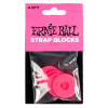 Ernie Ball Strap Blocks 4pk - Pink