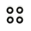 Top Cap Valve Felt for Euphonium / Tuba BLACK - Set of 4