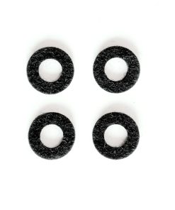 Top Cap Valve Felt for Euphonium / Tuba BLACK - Set of 4