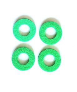 Top Cap Valve Felt for Euphonium / Tuba GREEN - Set of 4