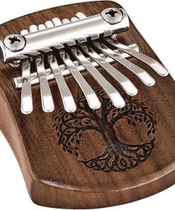MEINL Sonic Energy Solid "Tree of Life" Mini Kalimba - 8 notes / black walnut