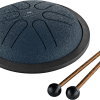 MEINL Sonic Energy Mini Steel Tongue Drum A Major, 6 Notes - Navy Blue / 6"/15,24 cm