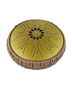 MEINL Sonic Energy Medium Octave Steel Tongue Drum 10" - Gold