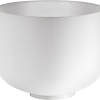 MEINL Sonic Energy Crystal Singing Bowl, white-frosted, 10" / 25 cm, Note G4, Throat Chakra