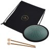 MEINL Sonic Energy Compact Steel Tongue Drum 10" - B Minor/8 Notes/432 Hz - Dark Green